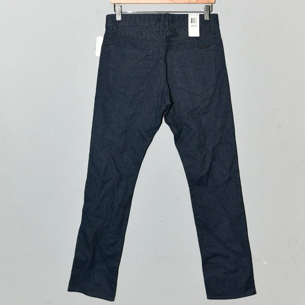 CALVIN KLEIN JEANS MEN'S 5 POCKET STRAIGHT LEG Twill PANTS‎